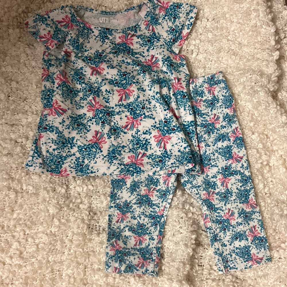 Uniqlo x Paul&Joe outfit for 3-4 old girl